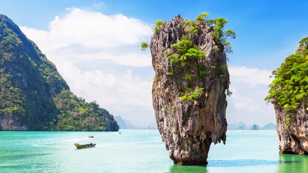Viaje por Tailandia en la bahía de Phang Nga