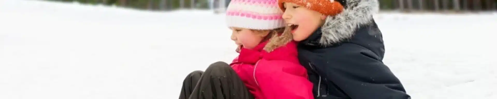 destinos para viajar con niños en invierno